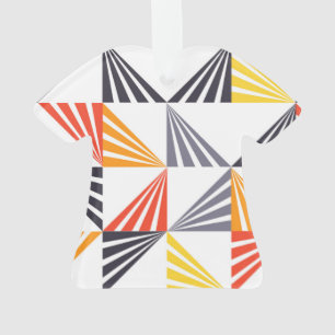 Koel, unieke, trendy, stedelijke, kleurrijke drieh ornament