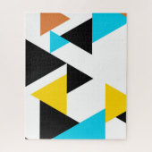 Koel, unieke, trendy, stedelijke, moderne driehoek legpuzzel (Verticaal)