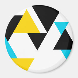 Koel, unieke, trendy, stedelijke, moderne driehoek magneet