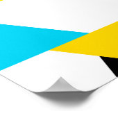 Koel, unieke, trendy, stedelijke, moderne driehoek poster (Hoek)