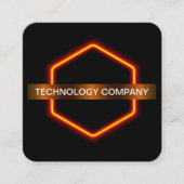 Koel unieke Visitekaartjes van het technologiethem (Voorkant)