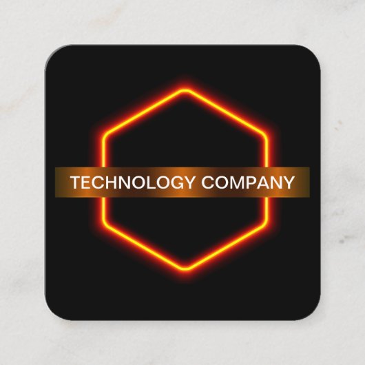 Koel unieke Visitekaartjes van het technologiethem (Voorkant)