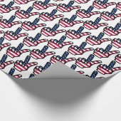 Koel US Victory Sign. Cadeaupapier (Hoek)