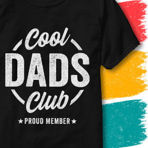 Koel vaders club Trotse papa Vaderdag grappige pap T-shirt