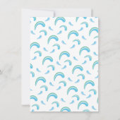 Koel van de uitnodiging van de Pool Boy Birthday P (Achterkant)