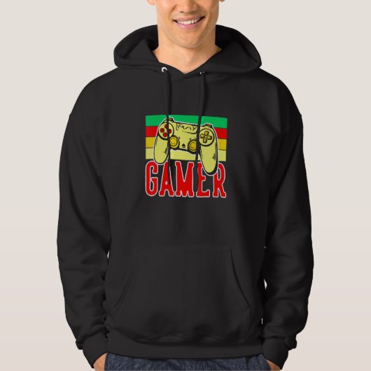 Koel van gamingcontroller 4 gamers en streamers hoodie (Voorkant)