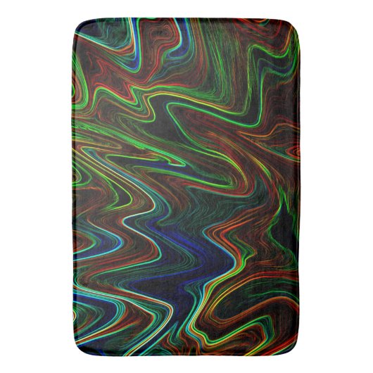 Koel van gekleurde wol, wat doet het? badmat (Voorkant Verticaal)