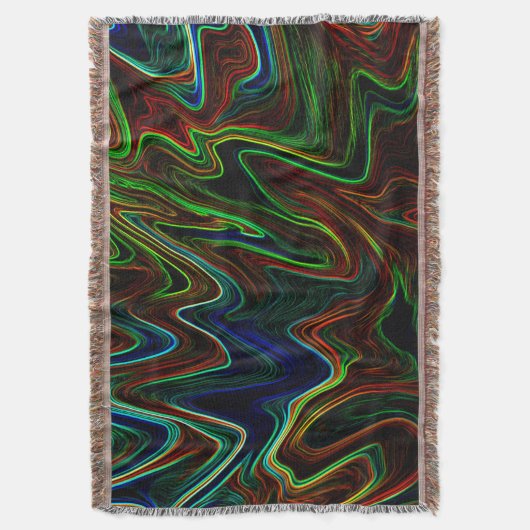 Koel van gekleurde wol, wat doet het? deken (Voorkant Verticaal)