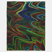 Koel van gekleurde wol, wat doet het? fleece deken (Voorkant)