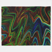 Koel van gekleurde wol, wat doet het? fleece deken (Voorkant (Horizontaal))