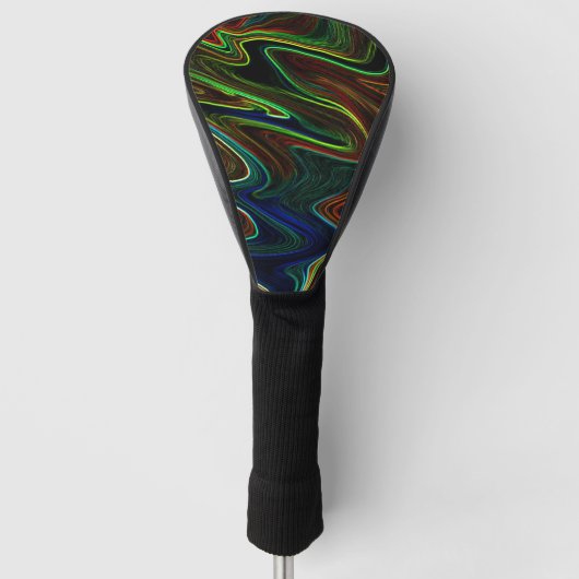 Koel van gekleurde wol, wat doet het? golfheadcover (Voorkant)