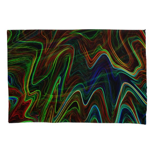 Koel van gekleurde wol, wat doet het? kussensloop (Voorkant-Links)