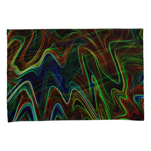 Koel van gekleurde wol, wat doet het? kussensloop (Voorkant-Rechts)