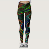 Koel van gekleurde wol, wat doet het? leggings (Voorkant)