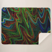 Koel van gekleurde wol, wat doet het? sherpa deken (Voorkant (horizontaal))