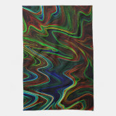 Koel van gekleurde wol, wat doet het? theedoek (Verticaal)