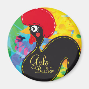 Koel van Portugal #01 - Galo de Barcelos Magneet