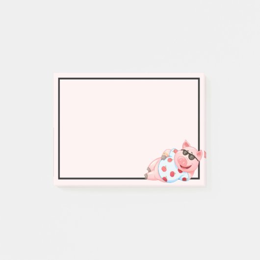 Koel varken in zonnebril Post-It-notities Post-it® Notes (Voorkant)