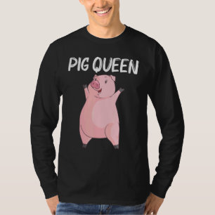 Koel Varkens voor vrouwen Mam Varkensboer Piggy Bo T-shirt