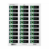 Koel varkenshoofd etiket (Full Sheet)