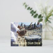 Koel Venice Beach Drum Circle Briefkaart! Briefkaart (Staand voorkant)