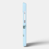 Koel, verbluffend, blauwe bloemen jouw naam Case-Mate iPhone case (Achterkant / Links)