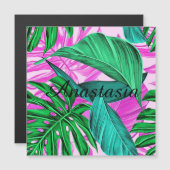 Koel, verbluffend, fluorescerende tropische palm (Voorkant / Achterkant)