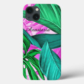 Koel, verbluffend, fluorescerende tropische palm Case-Mate iPhone case (Achterkant)