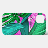 Koel, verbluffend, fluorescerende tropische palm Case-Mate iPhone case (Achterkant (horizontaal))