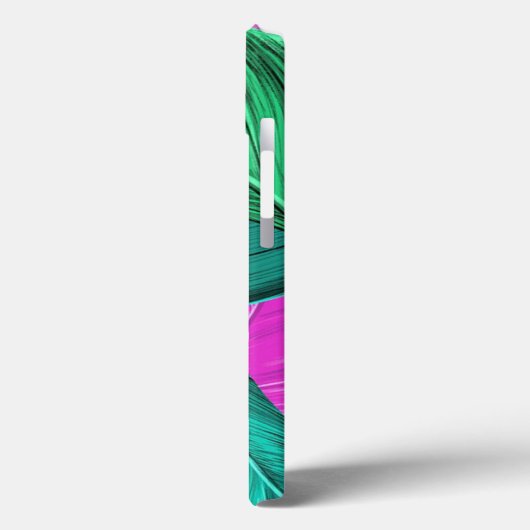 Koel, verbluffend, fluorescerende tropische palm Case-Mate iPhone case (Achterkant / Links)