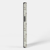 Koel, verbluffend grijs iPhone hoesje (Rechterkant)