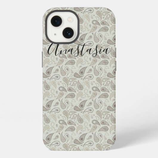 Koel, verbluffend grijs iPhone hoesje (Achterkant)