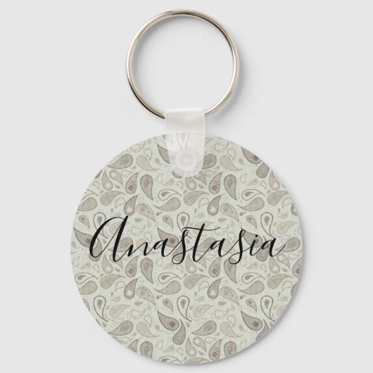 Koel, verbluffend grijs sleutelhanger (Voorkant)