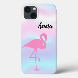 Koel verbluffend holografisch, roze flamingo Case-Mate iPhone case