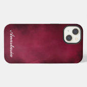Koel, verbluffend rood iPhone hoesje (Achterkant horizontaal)