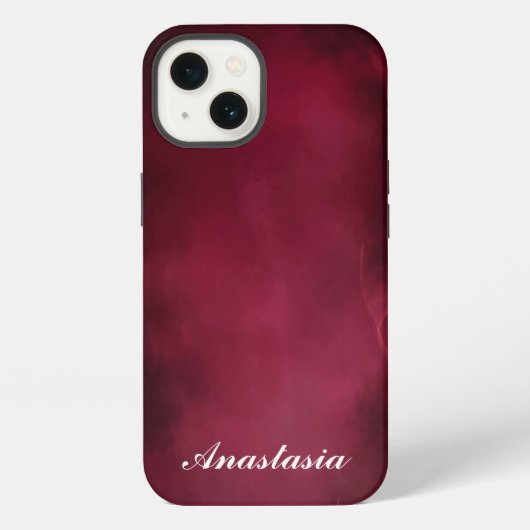 Koel, verbluffend rood iPhone hoesje (Achterkant)
