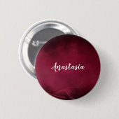 Koel, verbluffend rood ronde button 5,7 cm (Voorkant /achterkant)