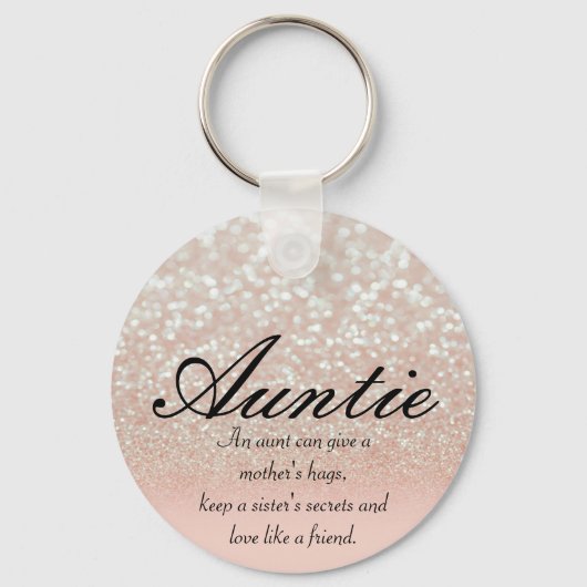 Koel, verbluffend, roze, dunne stropdas sleutelhanger (Voorkant)