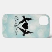 Koel, verbluffend, roze jouw naam Case-Mate iPhone case (Achterkant (horizontaal))