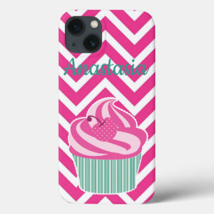 Koel, verbluffend, roze koekjes met jouw naam Case-Mate iPhone case