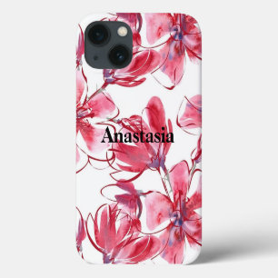 Koel, verbluffende roze bloemen Case-Mate iPhone case