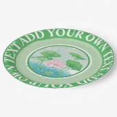 Koel Verfraaid Papier Bord (Gekanteld)