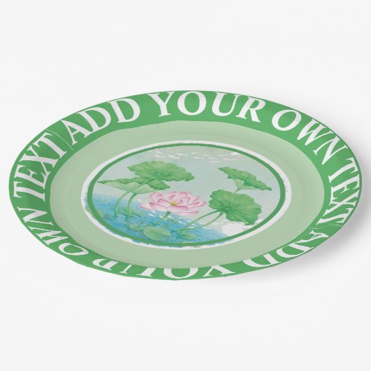 Koel Verfraaid Papier Bord (Gekanteld)