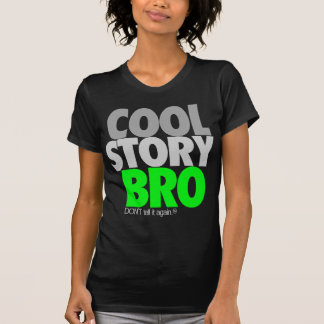 Koel verhaal Bro (groen) T-shirt