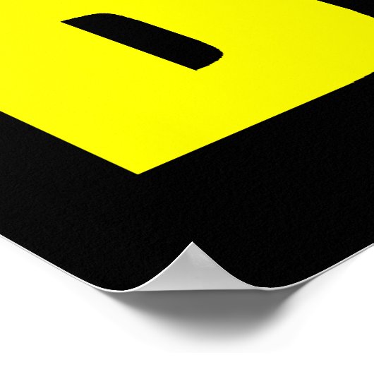 Koel verhaal Bro in neonstijlkleuren Poster (Hoek)