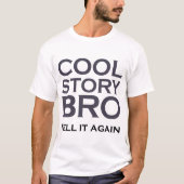 Koel verhaal Bro lange hoes T-shirt (Voorkant)