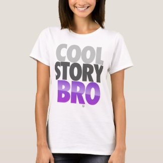 Koel verhaal Bro (Paars) T-shirt