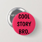 koel verhaal bro ronde button 5,7 cm (Voorkant /achterkant)