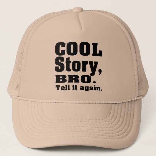 koel verhaal bro trucker pet (Voorkant)