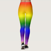 Koel verloop regenboogkleurenpatroon leggings (Achterkant)